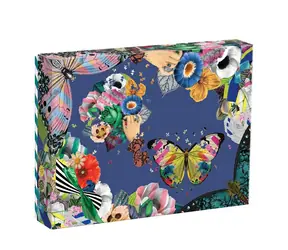 Galison Formenpuzzle Christian Lacroix Schmetterling und Blumenstrauß im Set / ab 8 Jahren