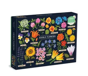 Galison Puzzle Essbare Blumen 1000 Teile / ab 3 Jahren