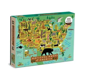 Galison Puzzle Nationalparks von Amerika 1000 Teile / ab 3 Jahren