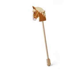 Bigjigs Toys Schaukelpferd aus Holz auf einem Stock / ab 18 Monaten