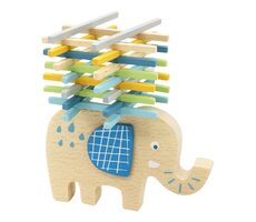Bino Balancespiel Elefant / 37 Teile / ab 3 Jahren