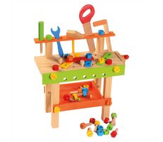 Bino Kinderwerkbank mit Werkzeug / ab 3 Jahren
