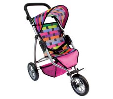 Bino Puppenwagen, dreirädrig, groß / ab 3 Jahren
