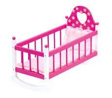 Bino Wiege mit Bettdecke rosa / ab 3 Jahren