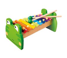 Bino Metall-Xylophon-Frosch / ab 12 Monaten