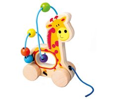 Bino Labyrinth mit Perlen Giraffe / ab 12 Monaten