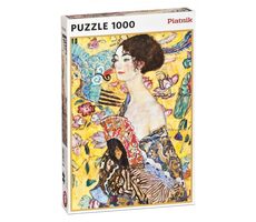 Piatnik Klimt Dame mit Fächer / Stückzahl: 1000 / ab 12 Jahren