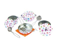 Bino Emaillegeschirr-Set / 11-teilig / ab 3 Jahren