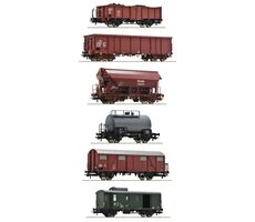Roco 76030 Set mit 6 Güterwagen DR IV / Maßstab: H0 (1:87) / 15 Jahre 
