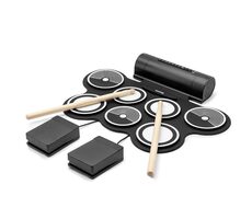 Huslog Elektronisches Schlagzeug / 2x 3 W / USB-C / 3,5 mm Klinke