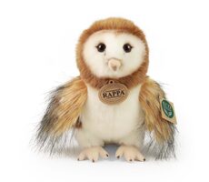 Rappa Plüsch Eule braun 20 cm / UMWELTFREUNDLICH / ab 0 Jahren