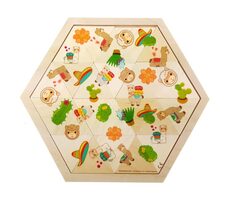 Hess Puzzle Mosaik Lama / 24 Teile / ab 3 Jahren