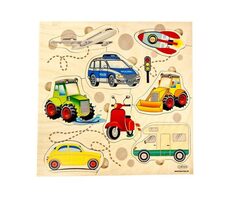 Hess Einlegepuzzle Fahrzeuge / 8 Teile / ab 12 Monaten