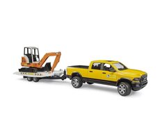 Bruder RAM Offroad Service Truck mit Minibagger / 1:16 / ab 4 Jahren