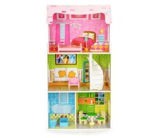 ECOTOYS Puppenhaus mit Möbeln Mint Residence / ab 3 Jahren