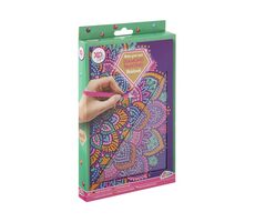 GRAFIX Diamond Painting Block A5 Lila Mandala / ab 6 Jahren