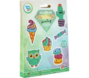 GRAFIX Diamond Painting Sticker Goodies 12Stk / ab 6 Jahren