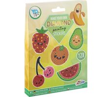GRAFIX Diamond Painting Sticker Obst 12Stk / ab 6 Jahren