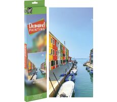 GRAFIX Diamantmalerei Wasserkanal 40x50 cm
