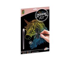 GRAFIX Rainbow Rubbelbild Einhorn / ab 8 Jahren
