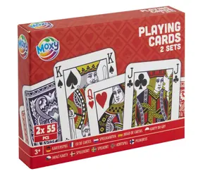 GRAFIX Spielkarten 2x55 Stück / ab 3 Jahren