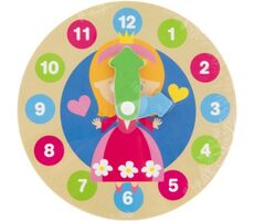 GRAFIX Meine erste Holzuhr Prinzessin / ab 3 Jahren