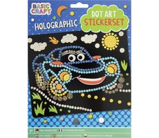 GRAFIX Holografisches Mosaikbild Auto 22x18 cm / ab 3 Jahren