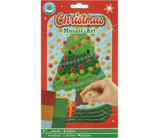 GRAFIX Mosaikbild Weihnachten: Baum 14x23 cm / ab 3 Jahren
