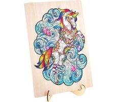 GRAFIX Konturenpuzzle Einhorn / 130 Teile / ab 7 Jahren