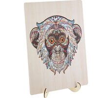 GRAFIX Konturenpuzzle Affe / 133 Teile / ab 7 Jahren