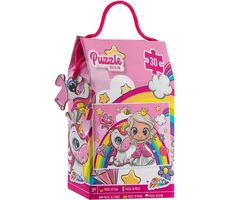 GRAFIX Puzzle Prinzessin und Einhorn / 30 Teile / ab 3 Jahren