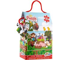 GRAFIX Puzzle Leben auf dem Bauernhof / 30 Teile / ab 3 Jahren