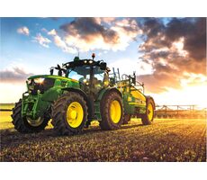 Norimpex Diamantmalerei John Deere Traktor auf dem Feld 30x40cm