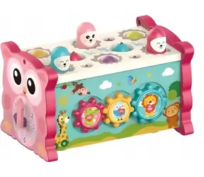 CHIPOLINO Motorwürfel 8in1 Owl rosa / ab 18 Monaten