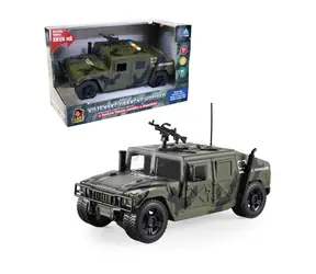 MaDe 03225 - Militärauto mit Licht und Tschechisch Stimme 24cm