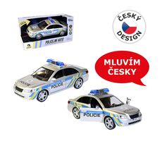 MaDe 03685 - Polizeiauto mit Tschechisch Stimme 24 cm