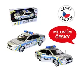MaDe 03685 - Polizeiauto mit Tschechisch Stimme 24 cm