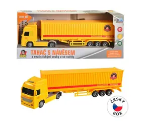 MaDe 08433 - LKW mit Schwungradbehälter, 33 x 5 x 8 cm