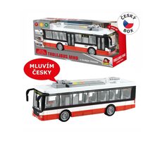 MaDe 08517 - Trolleybus mit Tschechisch Stimme, 7 x 10 x 28 cm