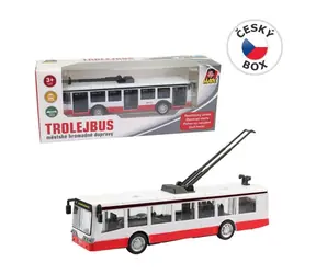 MaDe 09026 - Metall-Oberleitungsbus mit Rückwärtsgang, 16 cm