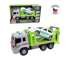 MaDe 16872 - Auto-Abschleppwagen mit Auto, Schwungrad, mit Licht und Sound
