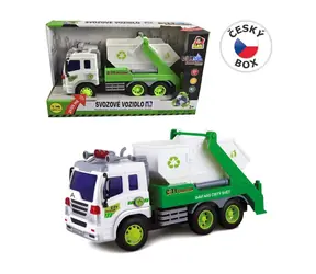 MaDe 12574 - Schwungrad-Müllwagen mit Container