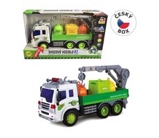 MaDe 12575 - Müllwagen mit Schwungrad, Container für sortierten Müll