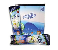 MaDe 91939 - Wasserpumpe mit Ballons 31cm, farbig sortiert
