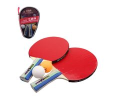 MaDe 18915 - Pingpong-Schlägerset, 2 Bälle