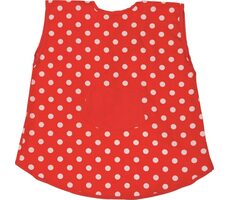 GOKI Kinderschürze rot mit Punkten / ab 3 Jahren
