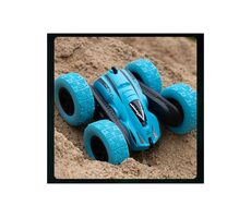 QST STUNT CAR / LED-Beleuchtung / 1:18 / Fernbedienung / blau / ab 6 Jahren