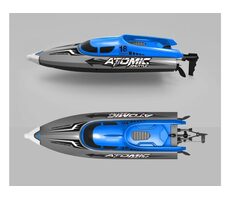 QST RC Boot / Highspeed-Schiff / Ferngesteuert / 2,4 GHz / Blau / Ab 14 Jahren