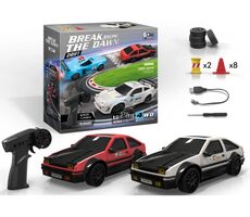 QST RC-Car Drift High Speed 4WD / LED-Beleuchtung / 1:24 / 2,4 GHz / weiß / ab 6 Jahren