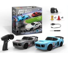QST RC-Auto High Speed 4WD / 1:24 / 2,4 GHz / Fernsteuerung / blau / ab 6 Jahren 